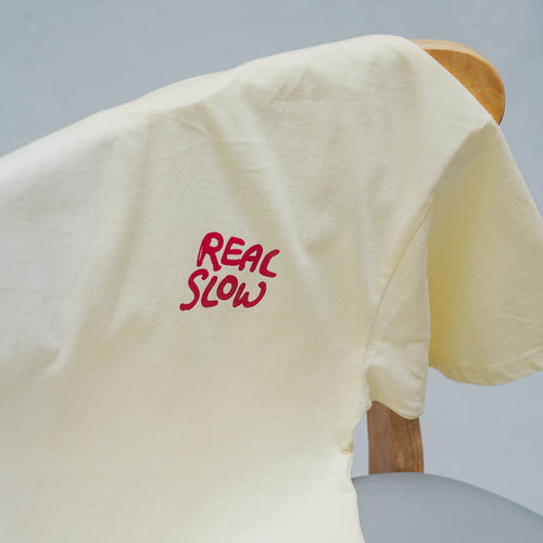 Take It Real Slow Tee in Cream